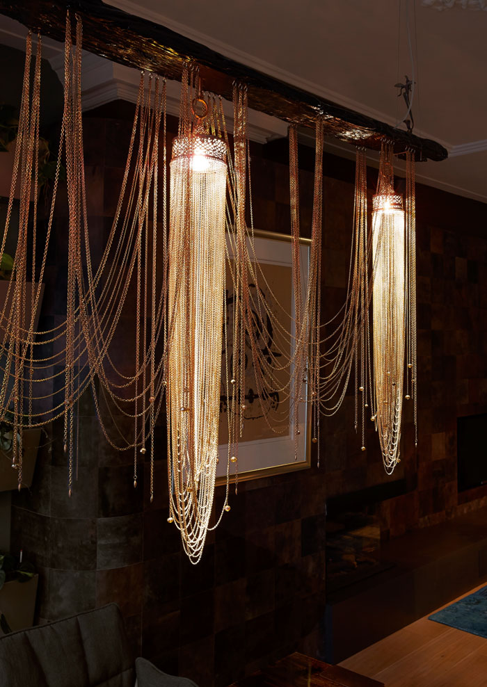 CANAL APARTMENT hanging lamp- by archtiect Osiris Hertman