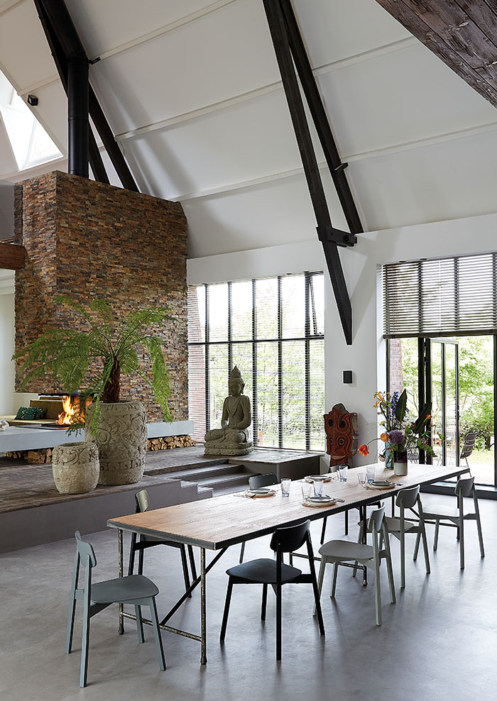 church house architecture by osiris hertman living room
