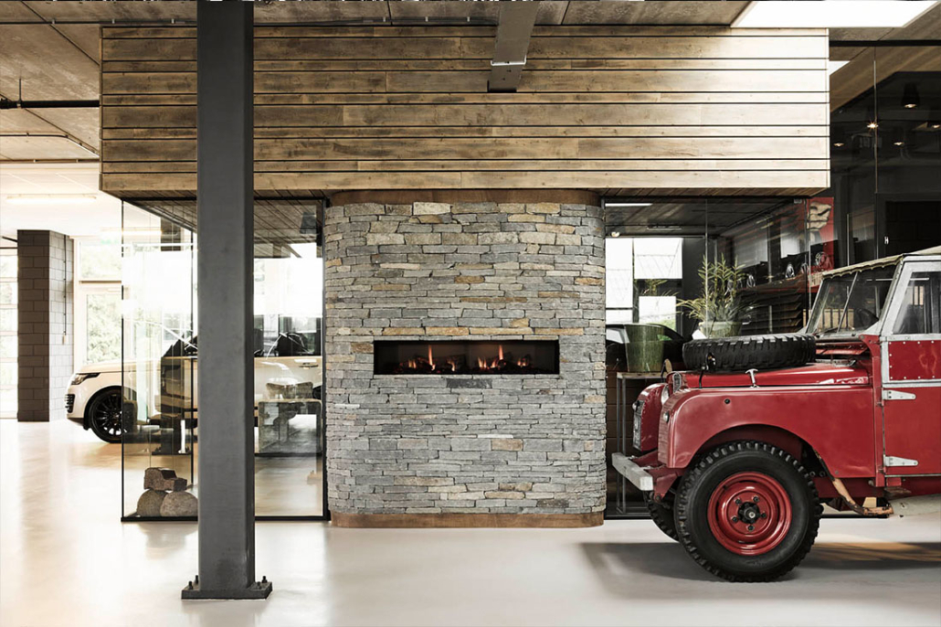 Land rover showroom design. by Osiris Hertman