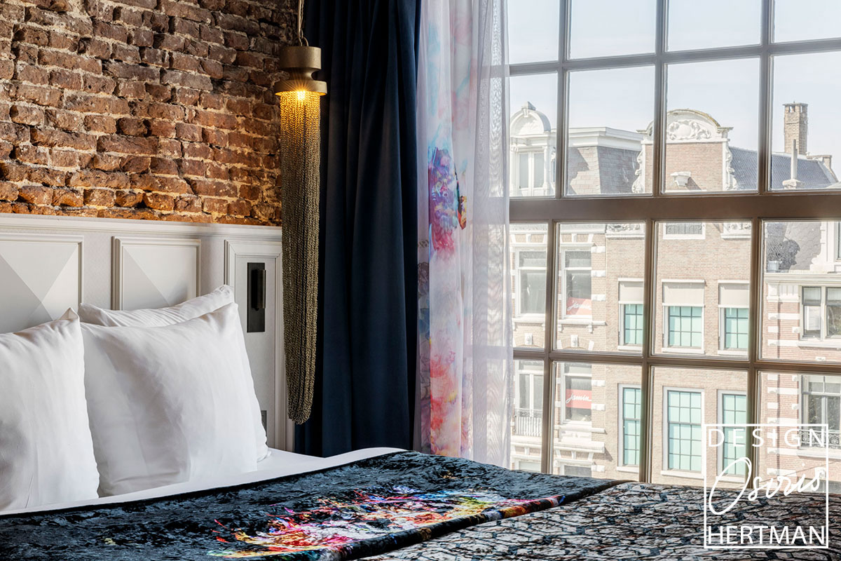 MISTER HIGHLAND AMSTERDAM Bedroom | Design by Osiris Hertman